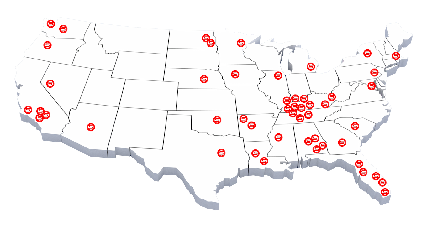 EuroStage Locations Across the United States